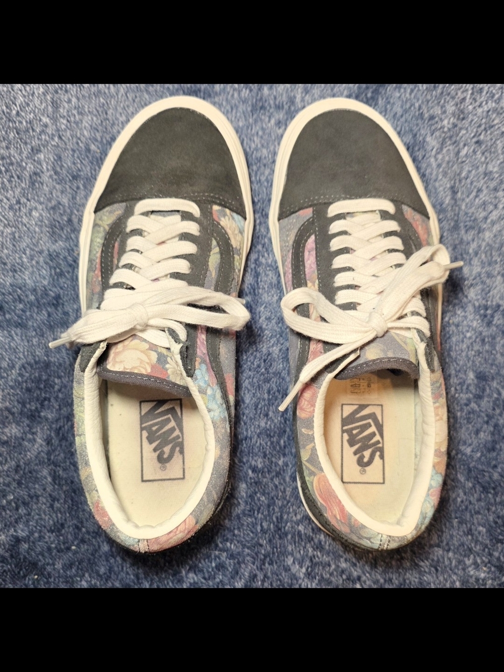 Vans Old Skool "Moody Floral" (Grey/White) - Picture 5 of 7